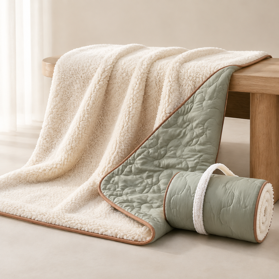 Cozlunopets™ DriftCloud Reversible Pet Blanket
