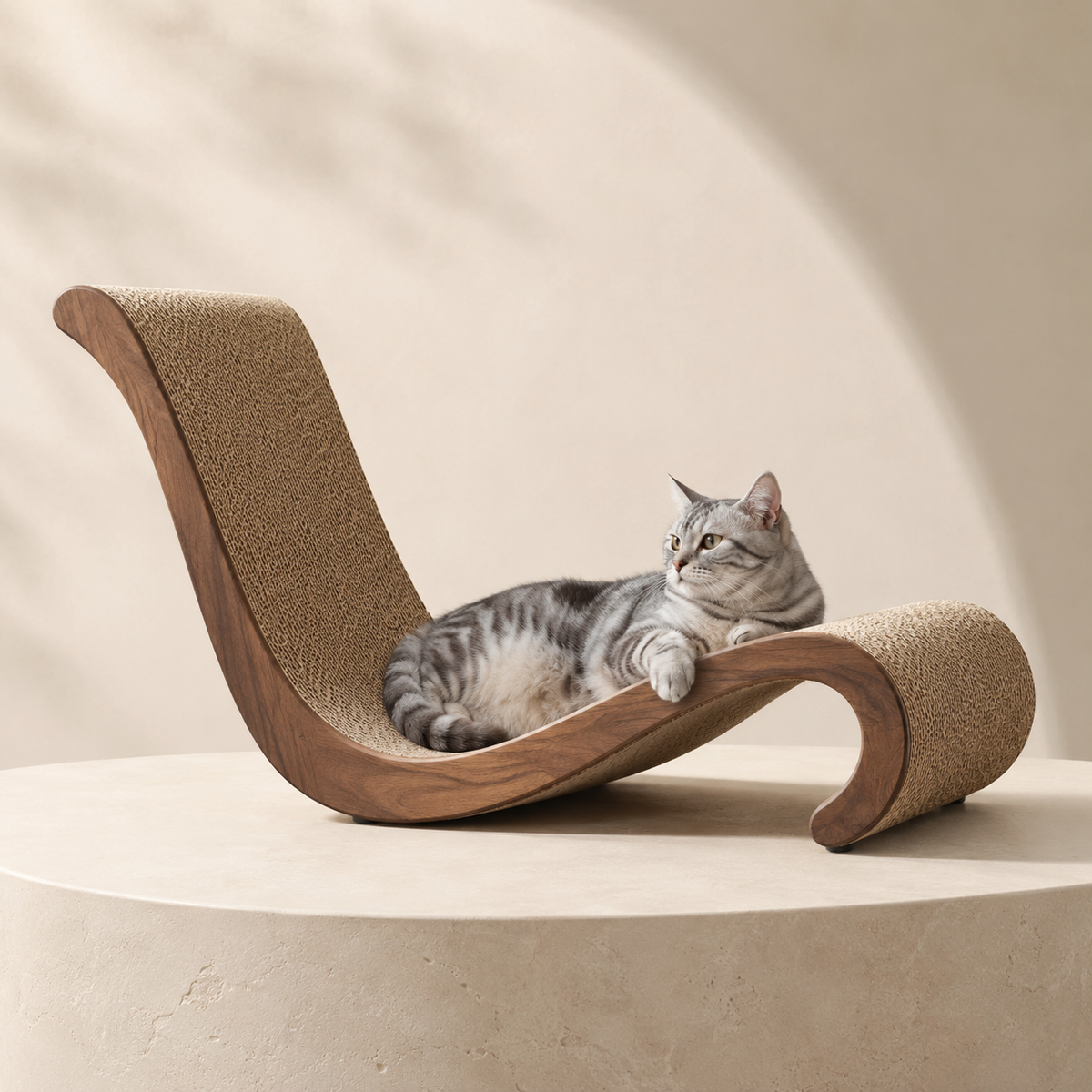 Cozlunopets™ WillowCurve Cat Scratcher Lounge
